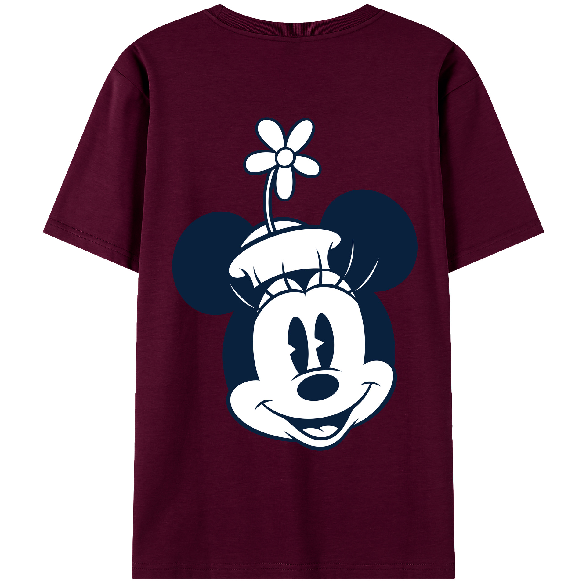 （画像用） ミッキーマウス Mickey Mouse レディース半袖Tシャツ(バックプリント)